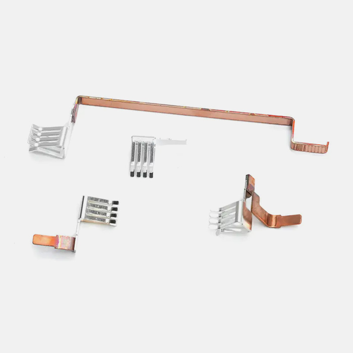 Kobberbaserede belagte stemplingsdele